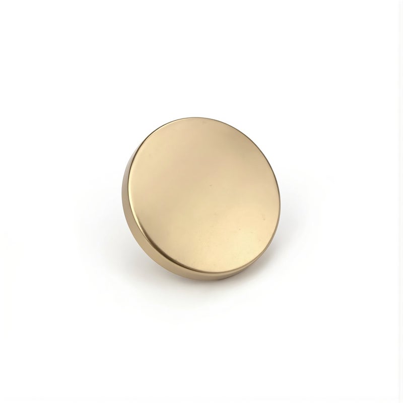 Metal Flat Buttons 20mm Solid Brass Round Smooth No Fade for Suit Coat Dress Sewing - Image 5