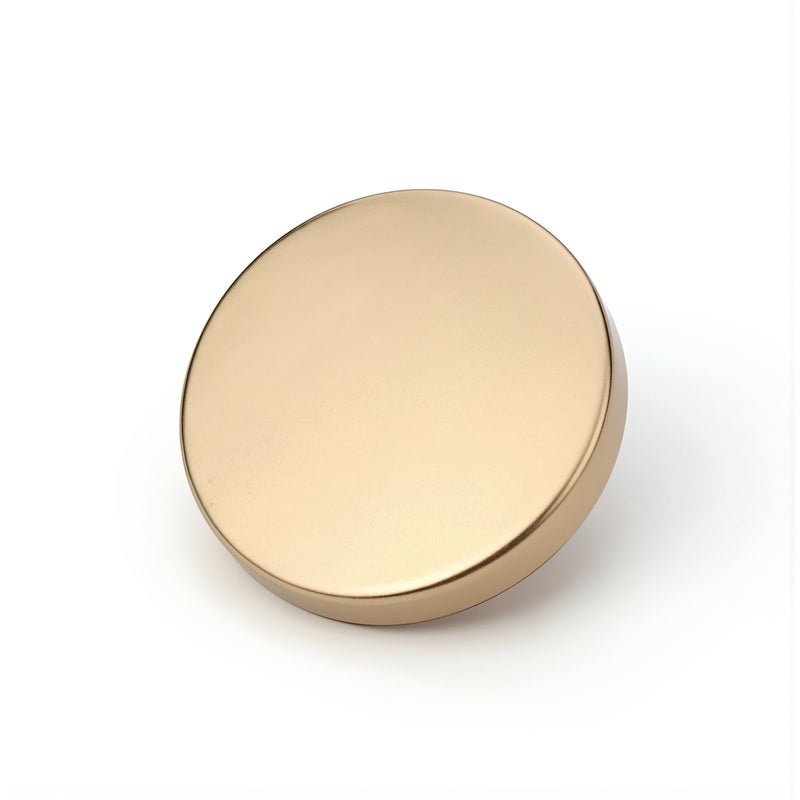 Metal Flat Buttons 20mm Solid Brass Round Smooth No Fade for Suit Coat Dress Sewing - Image 2