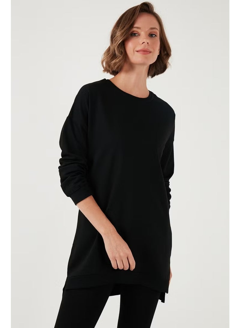 Lela Modest Cotton Crew Neck Oversize Fit Tunic Women's Tunic 5864896 - Image 1