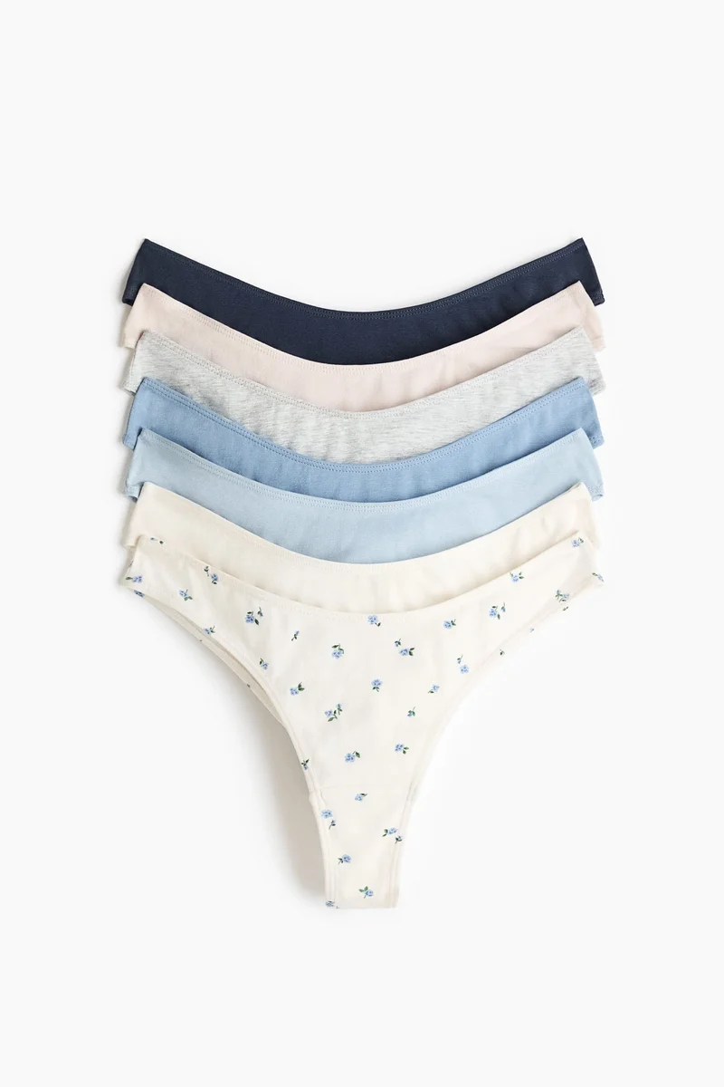 H&M 7-pack cotton Brazilian briefs