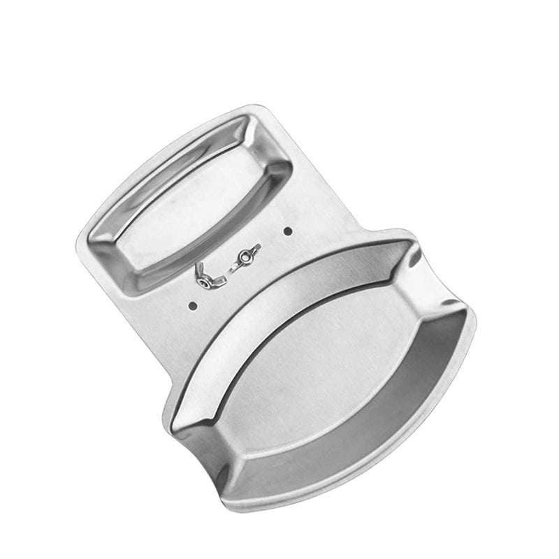 SOLARAE Spoon Rest and Pot Lid Holder, Stainless Steel Pan Pot Cover Lid Rack Shelf Stand Holder Spoon Holder Utensil Rest Stove Organizer Storage Soup Spoon Rests Kitchen Tool - Image 3