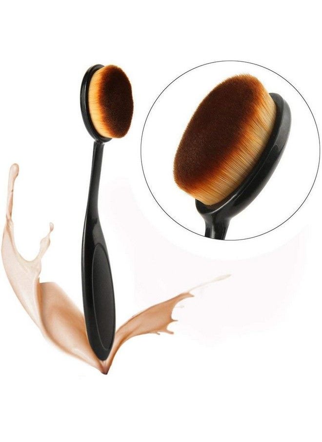 Zureni Best Oval Makeup Brush Perfect Makeup Brush For Face Concealer Contour Kit And Face Powder Foundation 1 Pc  - Image 2