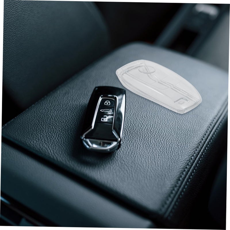 Transparent TPU Car Key Cover Full Protection Scratch Resistant Durable Shell - Image 5