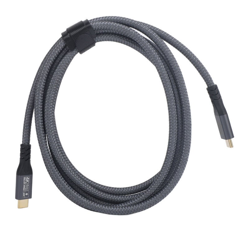 USB C to USB C Cable 240W PD 3.1 Fast Charging 6.56ft Nylon Braided - 20Gbps Data Transfer 4K 60Hz Video Cable for Laptop Phone Tablet - Image 5