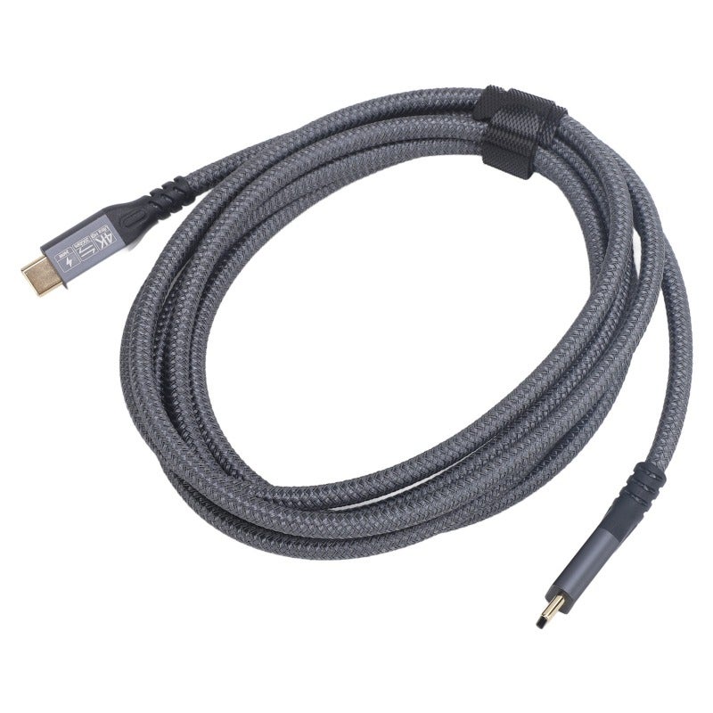 USB C to USB C Cable 240W PD 3.1 Fast Charging 6.56ft Nylon Braided - 20Gbps Data Transfer 4K 60Hz Video Cable for Laptop Phone Tablet - Image 4
