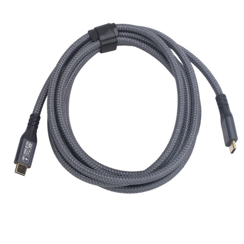 USB C to USB C Cable 240W PD 3.1 Fast Charging 6.56ft Nylon Braided - 20Gbps Data Transfer 4K 60Hz Video Cable for Laptop Phone Tablet - Image 1