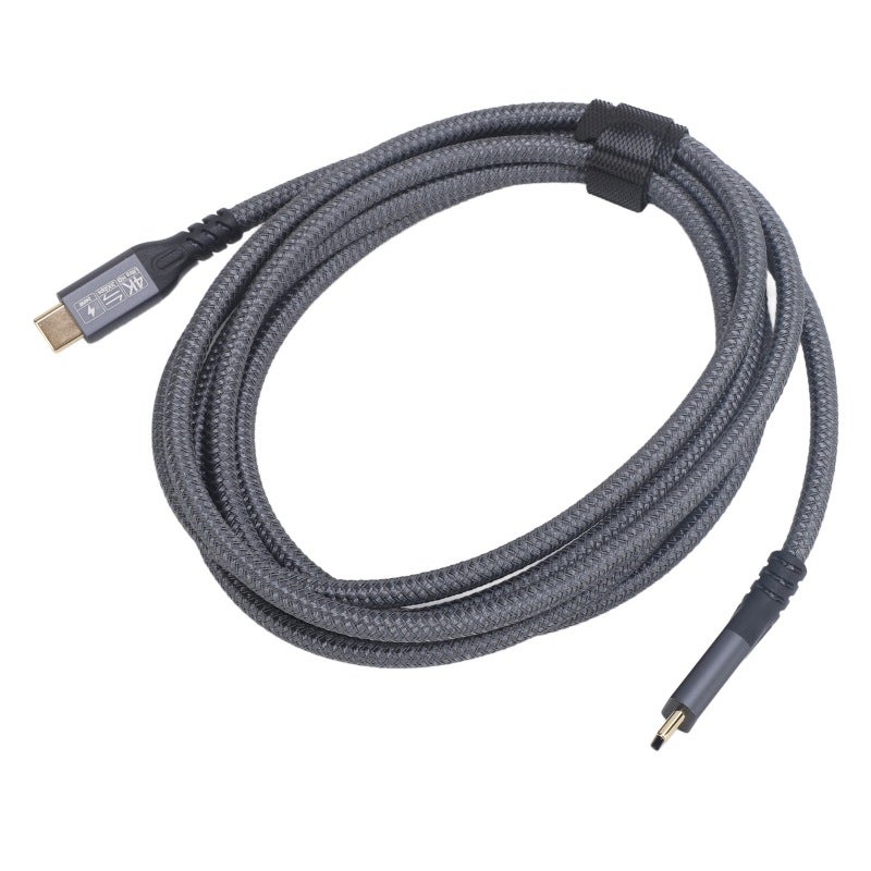 USB C to USB C Cable 240W PD 3.1 Fast Charging 6.56ft Nylon Braided - 20Gbps Data Transfer 4K 60Hz Video Cable for Laptop Phone Tablet - Image 3
