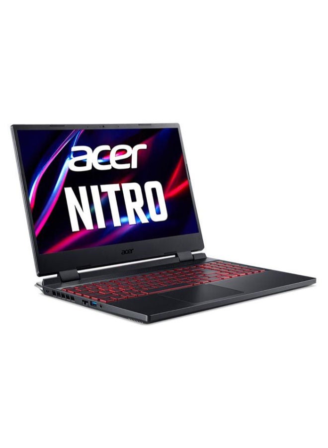 أيسر لابتوب الألعاب Nitro 5 AN515-58-937L، شاشة 15.6 بوصة FHD (1920 × 1080) بتردد 144 هرتز، معالج Intel Core i9-12900H، ذاكرة وصول عشوائي 16 جيجابايت، قرص صلب SSD بسعة 512 جيجابايت، نظام تشغيل DOS (بدون ويندوز)، بطاقة رسومات NVIDIA GeForce RTX 4060 بسعة 8 جيجابايت، يدعم اللغتين الإنجليزية والعربية، اللون أسود الإنجليزية/العربية أسود - Image 2