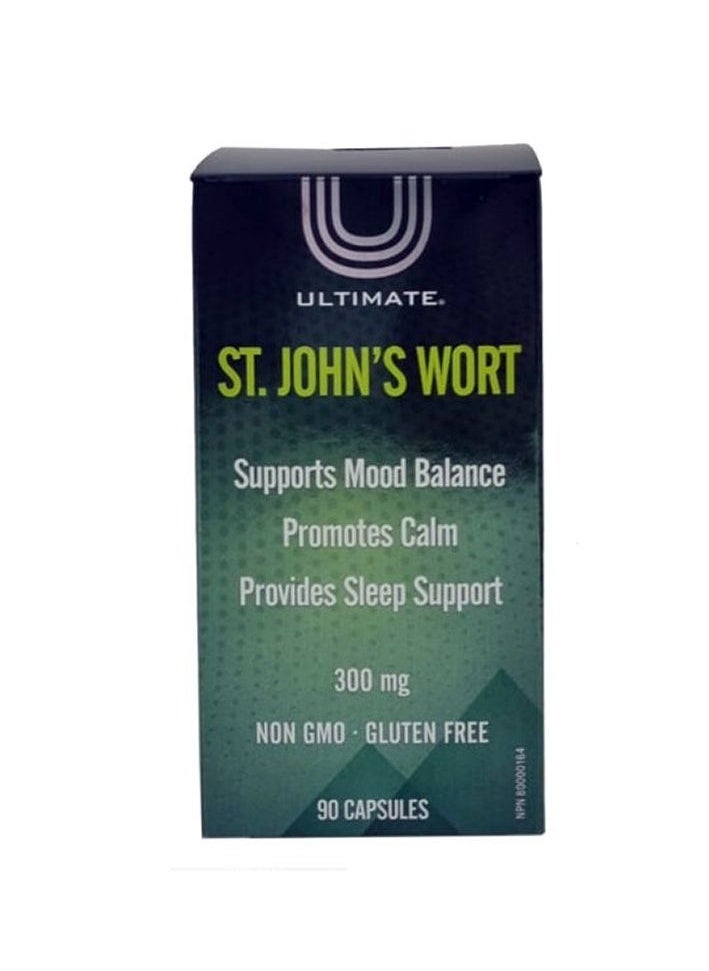 Ultimate ST.JOHN'S WORT CAPSULES FOR MOOD BALANCE,CALMNESS AND SLEEP SUPPORT-90'S 
