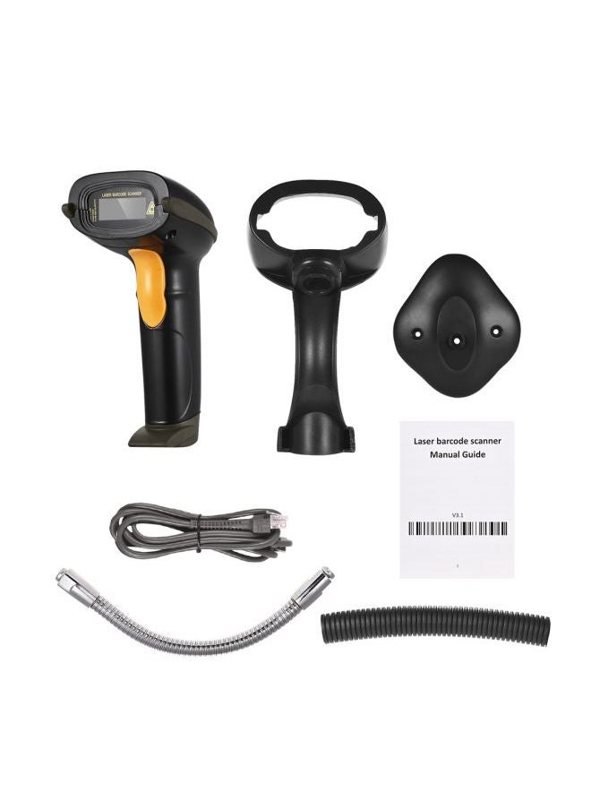 NIBEMINENT Automatic USB Barcode Scanner Black  - Image 3