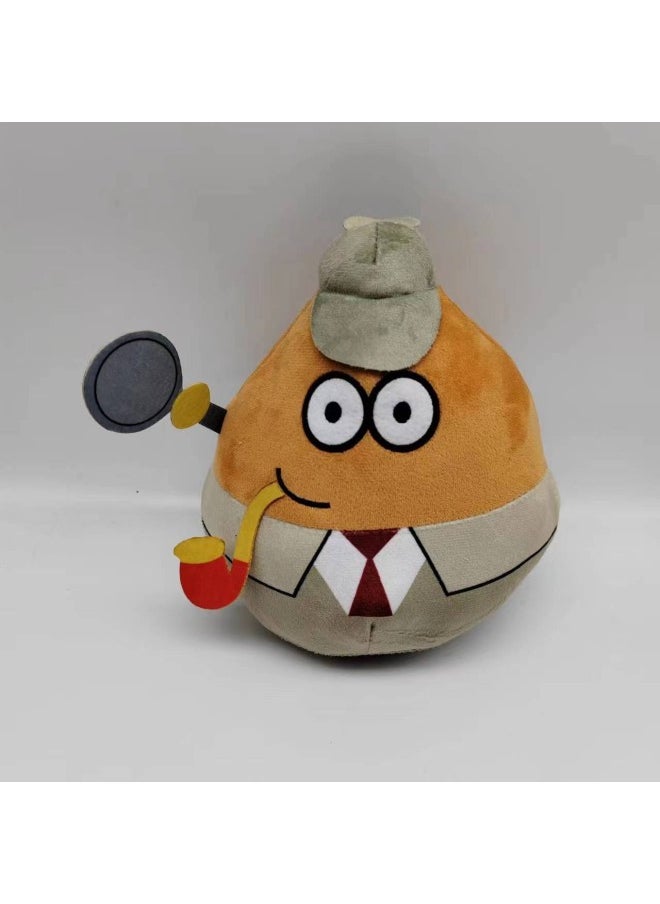 Generic - Triangular Pumpkin Plush Toy Soft Stuffed Doll Alien Game Surrounding Cartoon Character Gift PP Cotton Filled Triangular Plushie-Specifications:Skeleton Alien-Color:opp Bag Single - Image 1