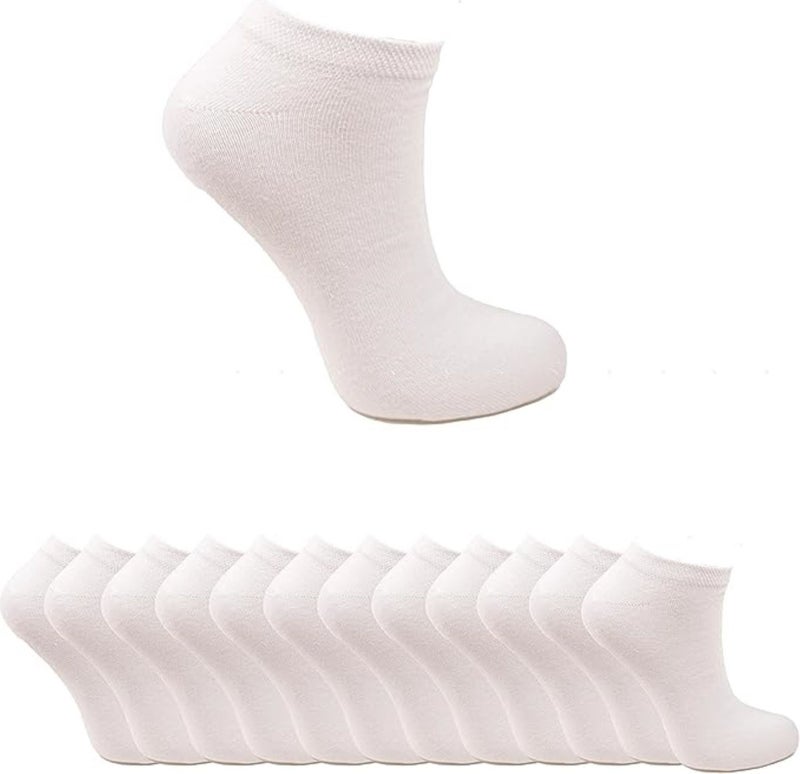 Ozzy Socks 12 Pairs Women's Cotton Booties  - Image 2