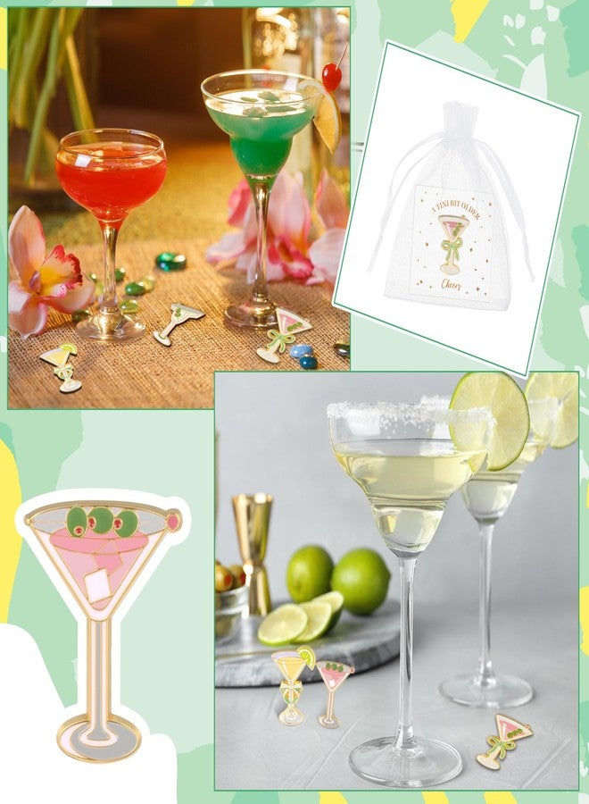 Tondiamo 24 Set Martini Lapel Pins a Tini Bit Older Party Favor Gifts Bulk Martini Decorations for Bartender Barista(Cocktail) - Image 4