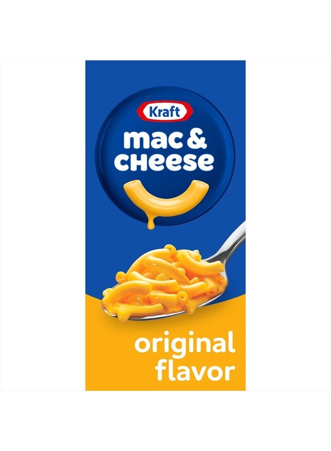 Kraft Mac  Cheese كرافت ماك و جبن الأصلي، عشاء المعكرونة والجبن، 7.25 أونصة صندوق - Image 1