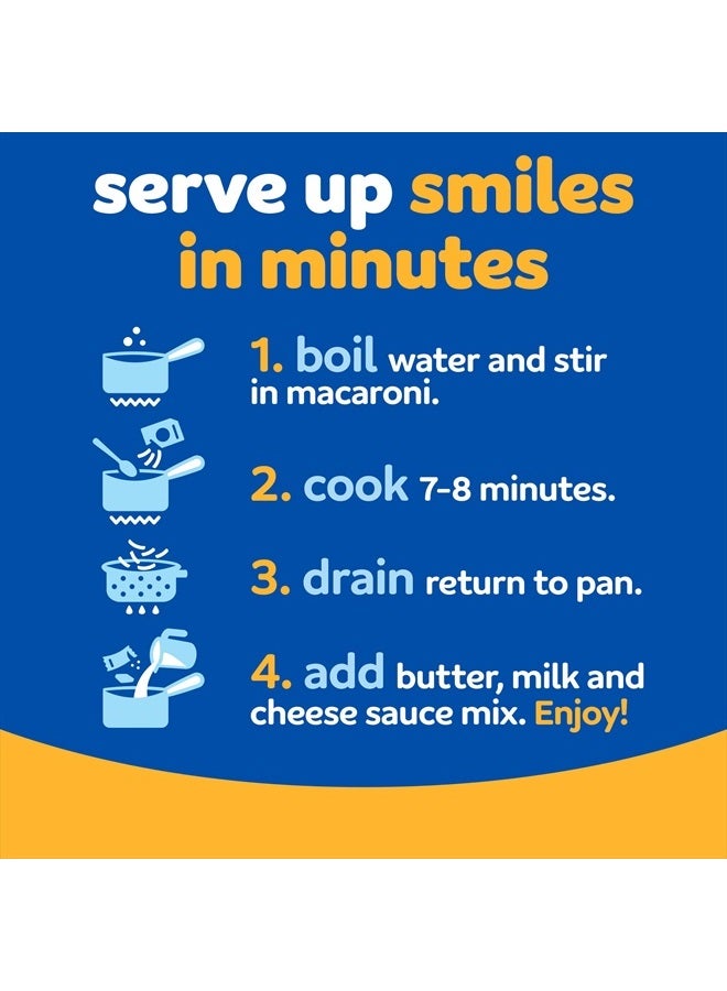 Kraft Mac  Cheese كرافت ماك و جبن الأصلي، عشاء المعكرونة والجبن، 7.25 أونصة صندوق - Image 5