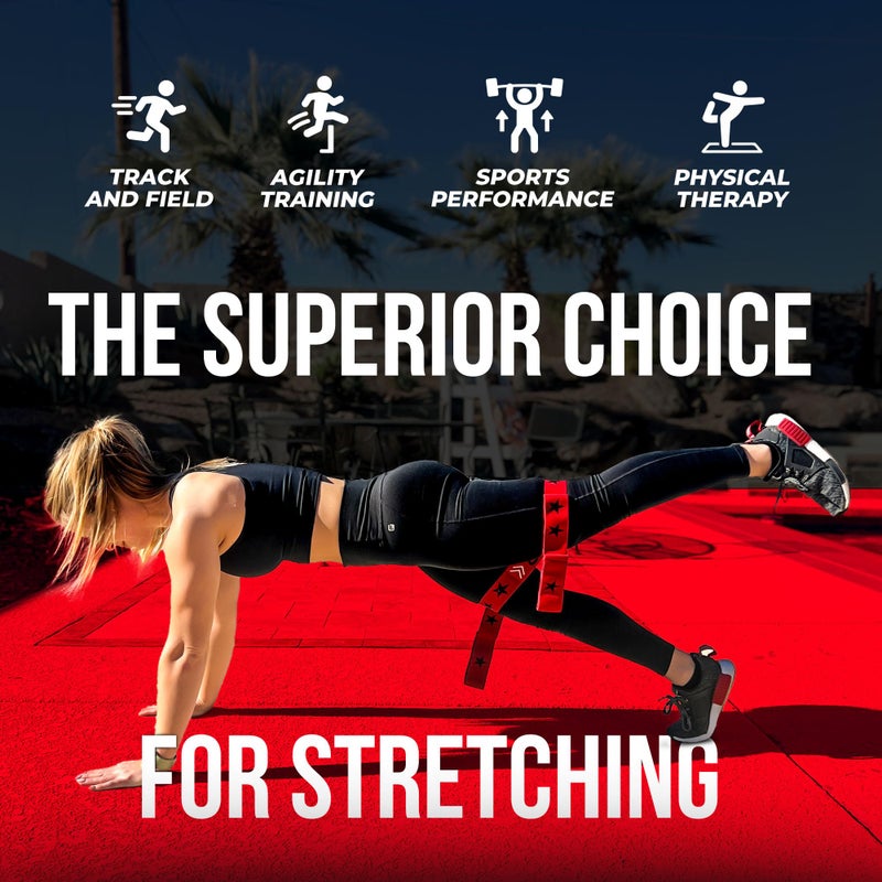 two8 bandz Two8 Bands Multi Loop Bands - Athletic Training Bands, Sports Performance Equipment Strength Conditioning Bands, Speed & Agility Bands - Resistance Bands for Strength Training Legs, Knee, Hip & Back - Image 2