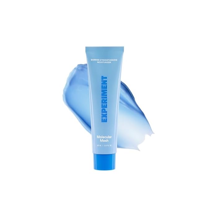 Experiment Molecular Mesh Barrier Repair Face Moisturizer - Soothing Lightweight Face Cream for Strength, Redness, & Irritation - Ectoin, Phytosphingosine, Centella 2 FL OZ - Vegan for Sensitive Skin