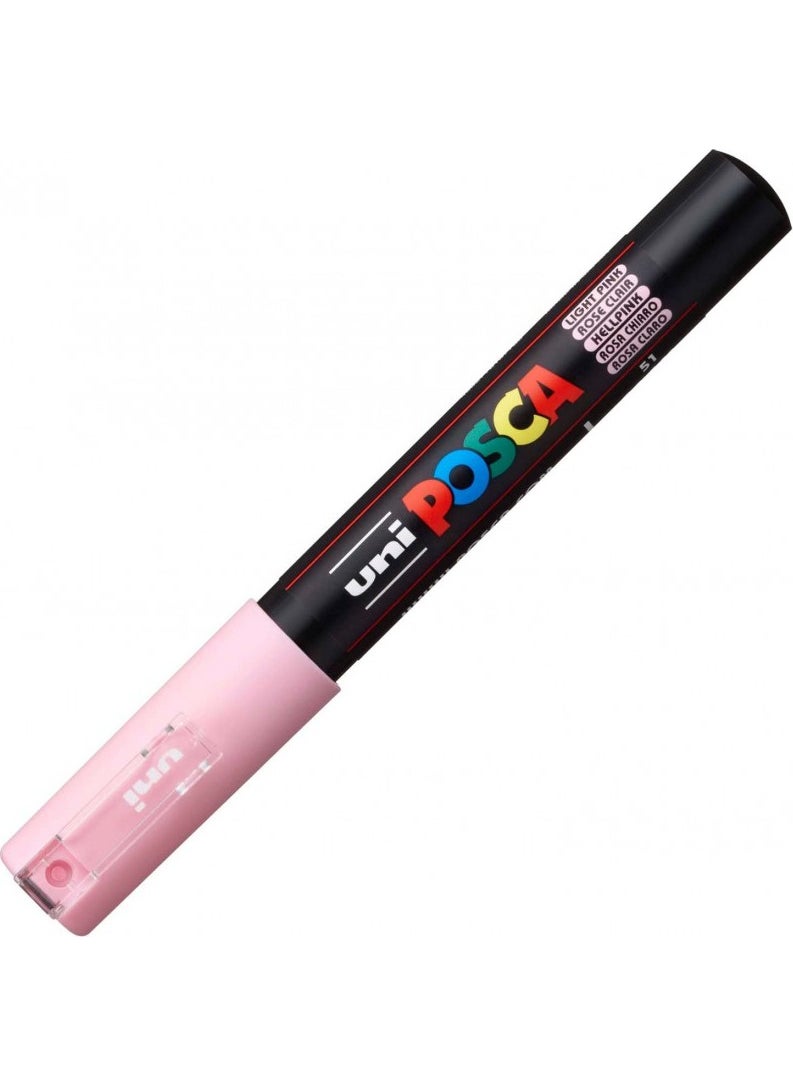 Uni Posca Pc-1m Painting Marker 0.7 mm Light Pink 