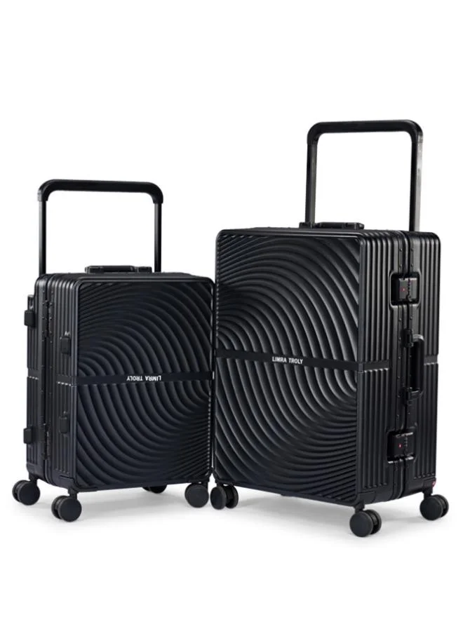 LIMRA travel bags from limra made of pc , consisting of two pieces , size 21"-25" inches