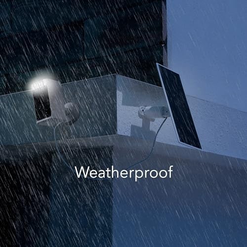 Wasserstein Solar Panel (2W 5V) Compatible with Wyze Cam Pro - Continuous Power for Your Surveillance Camera (White) (Camera NOT Included) - Image 3
