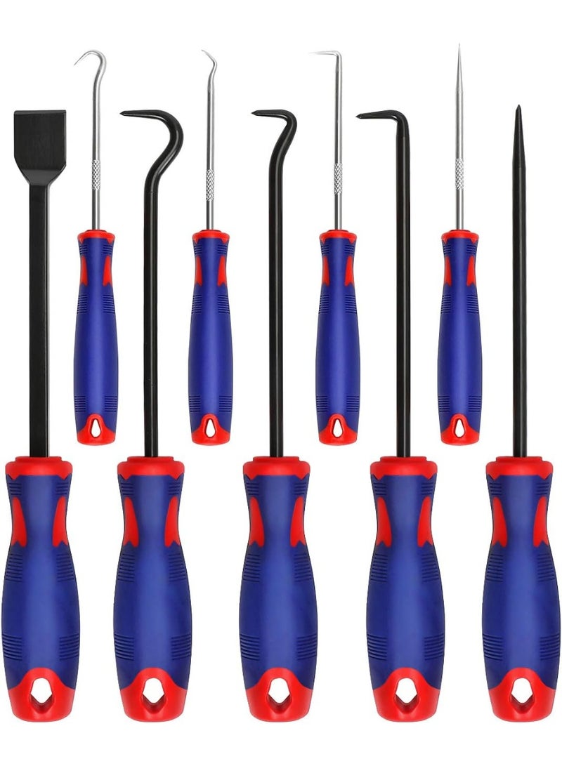 WORKPRO 9Pcs Precision Pick & Hook Set with Scraper, Automotive & Electronic Hand Tools - Image 1