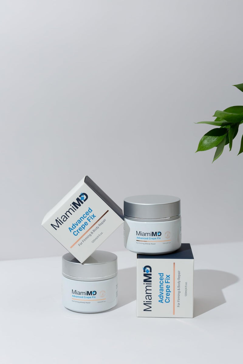 MiamiMD Miami MD Advanced Crepe Fix - Anti Aging Tightening & Firming Cream for Women - Facial and Neck Crepe Erase Cream â€“ Crepey Skin Moisturizer for Softens and Nourishes the Skin for All Types - 6 fl oz - Image 4