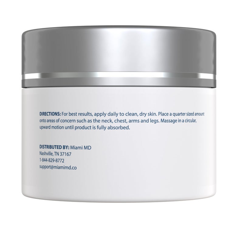 MiamiMD Miami MD Advanced Crepe Fix - Anti Aging Tightening & Firming Cream for Women - Facial and Neck Crepe Erase Cream â€“ Crepey Skin Moisturizer for Softens and Nourishes the Skin for All Types - 6 fl oz - Image 2