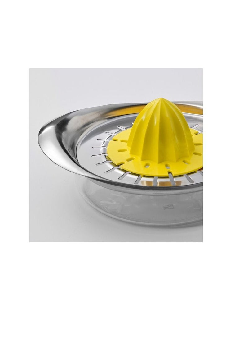 Citrus squeezer transparent yellow stainless steel  - Image 3