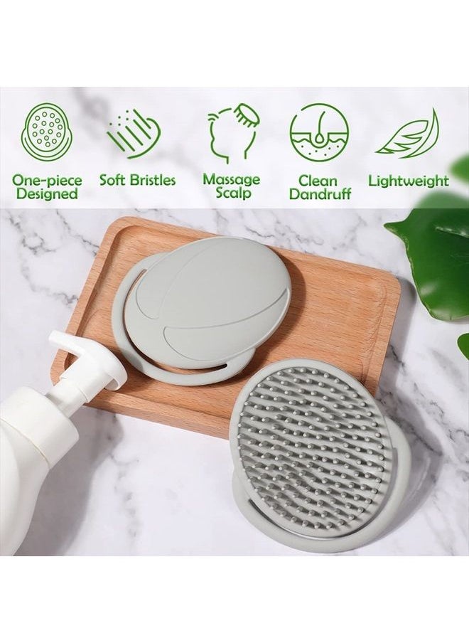 Silicone Shampoo Brush - Soft Cradle Cap Brush Comb | Hair Scalp Massager, Soft Bristles for Newborns & Toddlers,Ideal Baby Registry Gift - 1pk