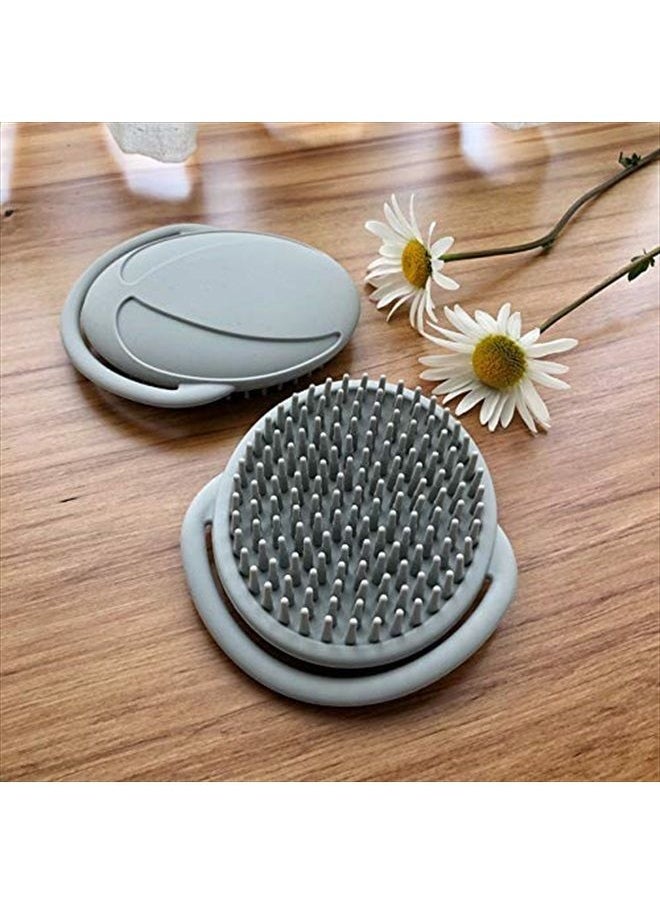 Silicone Shampoo Brush - Soft Cradle Cap Brush Comb | Hair Scalp Massager, Soft Bristles for Newborns & Toddlers,Ideal Baby Registry Gift - 1pk