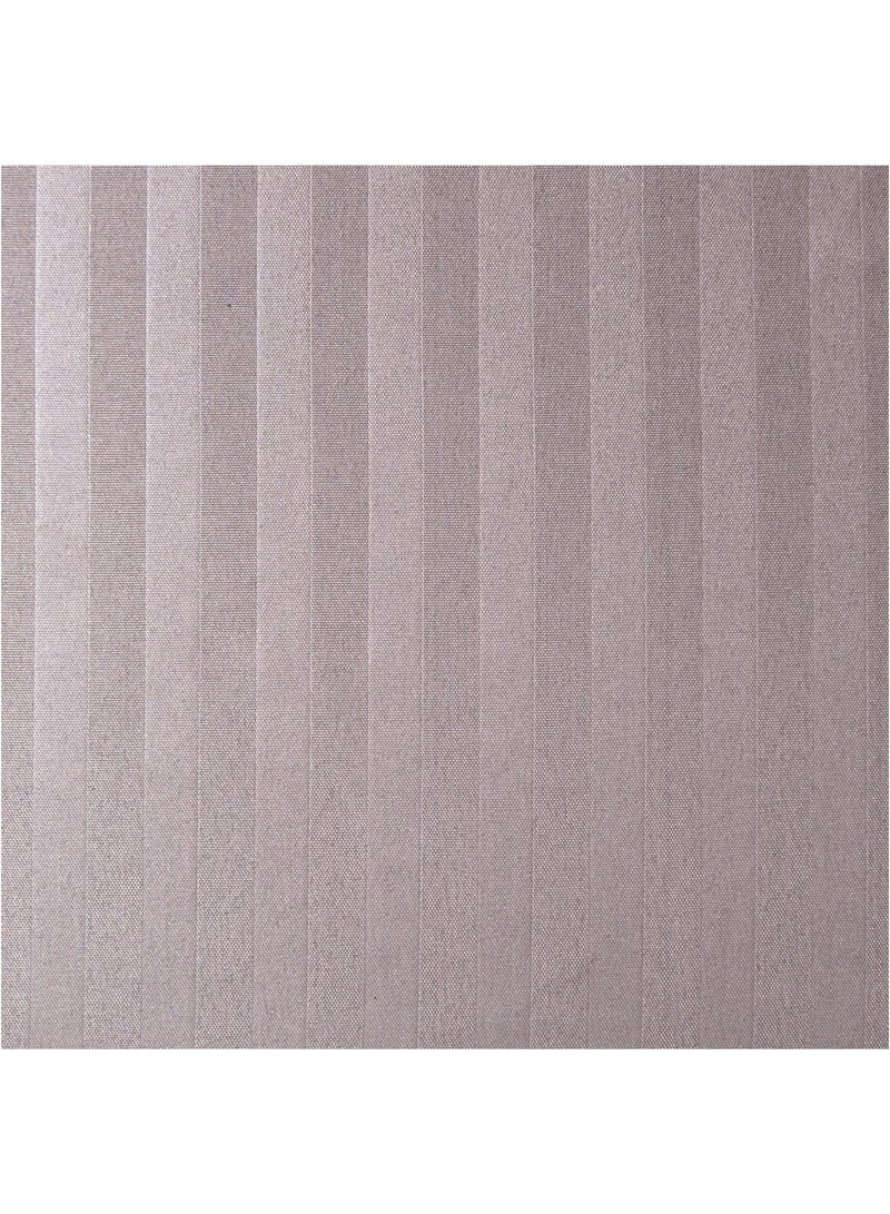 فابينني طقم ملاءات سرير كينج مع غطائي وسادة، 50×75 سم، مصنوع من ألياف دقيقة 100%، مقاس 240×260 سم، ملاءة مسطحة مناسبة للأسرة الملكية/المزدوجة، طقم ملاءات سرير ناعمة مخططة بسمك 1 سم للفنادق والمنازل، لون وردي بنفسجي - Image 2