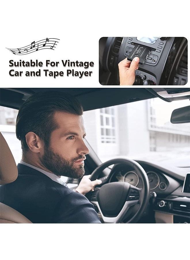 Arabest BT Car Tape Adapter,3.7V with Stereo Audio,Wireless Tape Auxiliary Adapter,Smartphone Audio Converter,Wireless Bluetooth Hands-Free for Home/Car(Black) - Image 5