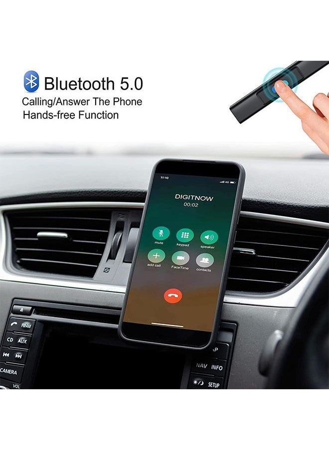 Arabest BT Car Tape Adapter,3.7V with Stereo Audio,Wireless Tape Auxiliary Adapter,Smartphone Audio Converter,Wireless Bluetooth Hands-Free for Home/Car(Black) - Image 2