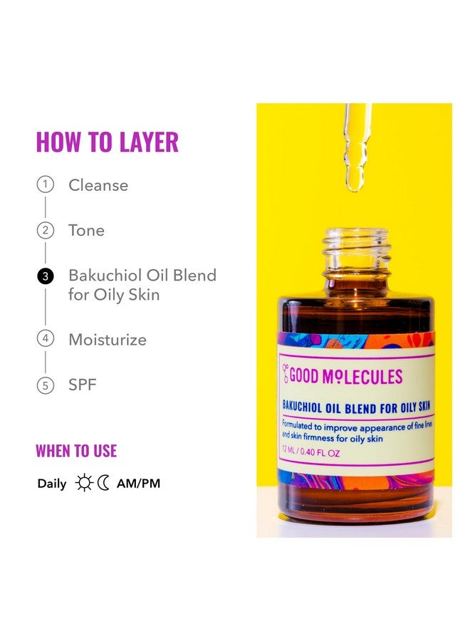 زيت باكوتشيول من جود موليكلز للبشرة الدهنية - مرطب، مضاد للشيخوخة، زيت للوجه - عناية طبيعية بالبشرة مع زيت ثمر الورد والباوباب - Image 5