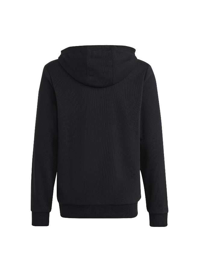 Adidas adidas U Bl Hoodie Black Training Sweatshirts 7-8Y  - Image 3
