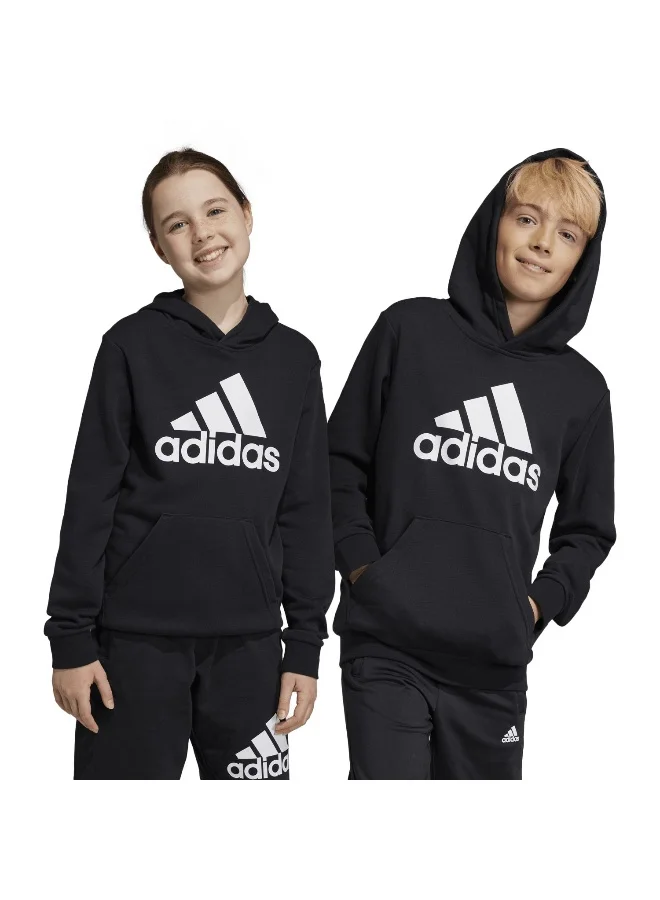 adidas هودي تدريب أسود للأطفال ٧-٨ سنوات