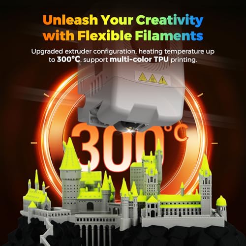 FLASHFORGE AD5X Multi-Material 3D Printer 4-Color Printing, 600mm/s Speed 1-Click Print with DIY IFS Creations, Full-Auto Calibration & Filament Backup, AD5X- Multi-Color Productivity Booster - Image 4
