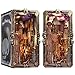 fifijoy DIY Viking Book Nook Kit Miniature House Dollhouse Kit for Adult and Teens Booknook Bookend Tiny House Model Build Bookshelf Insert Decor 3D Wooden Puzzle Gifts for Family Friends - Image 2