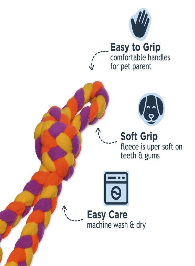 Tall Tails G.O.A.T. Greatest of All Toys Braided Soft Tug Toy for Dogs - Image 4