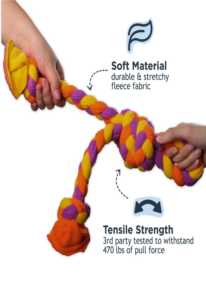 Tall Tails G.O.A.T. Greatest of All Toys Braided Soft Tug Toy for Dogs - Image 3