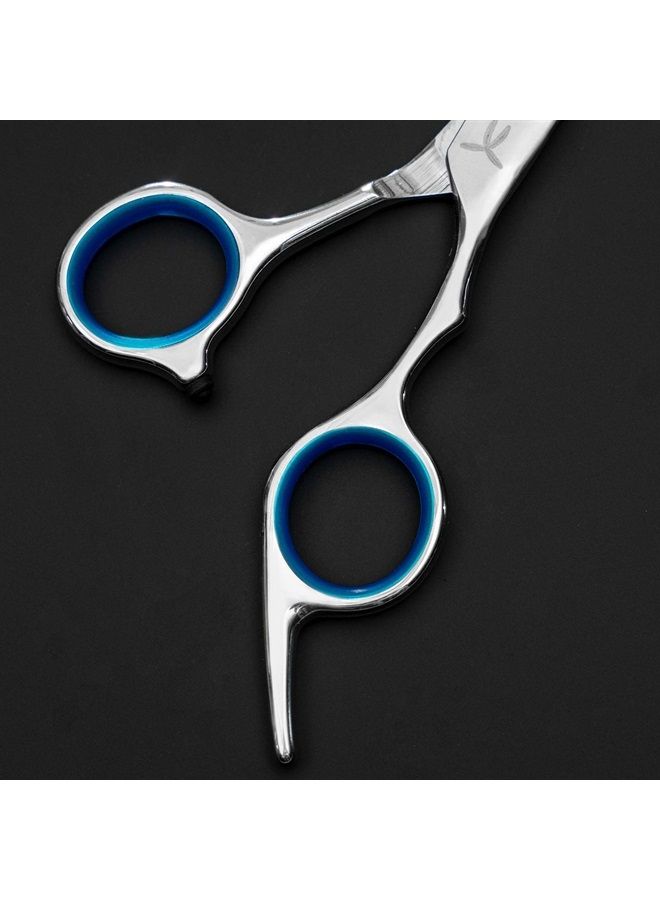 Hair Cutting Scissors，6.5 Inch Professional Stainless Steel Barber Hair Scissors，for Both Salon and Home Use (Silver)