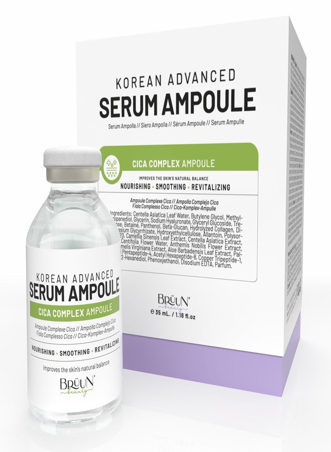 برون أمبولات سيروم برون سيكا ريفايفل كومبلكس - معزز سيروم كوري بخلاصة نبات السنتيلا الآسيوية للوجه والجسم، يُستخدم مع أو بدون قلم ديرما، سيروم للعناية بالبشرة بتقنية الوخز بالإبر الدقيقة، 1.18 أونصة سائلة - Image 1