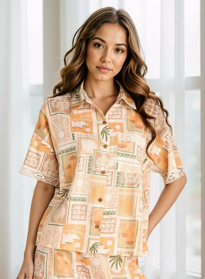 سبلاش فيڤ Printed Pyjama Set