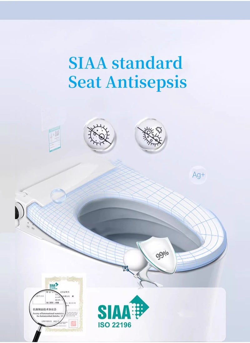 UA - Smart Electric Toilet Seat Cover - Remote control - D Shaped. - Image 1