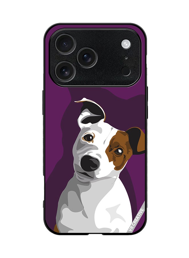 VR CREATIVE Protective Case Cover For Apple iPhone 17 Pro Dog Design Multicolour