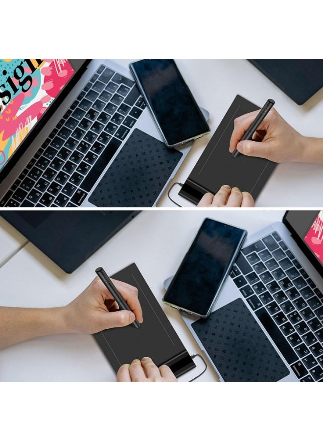 VEIKK OSU Tablet S640 Ultra-Thin 6x4 Inch Graphics Drawing Tablet with Battery-Free Pen 8192 Levels Pressure - Image 5