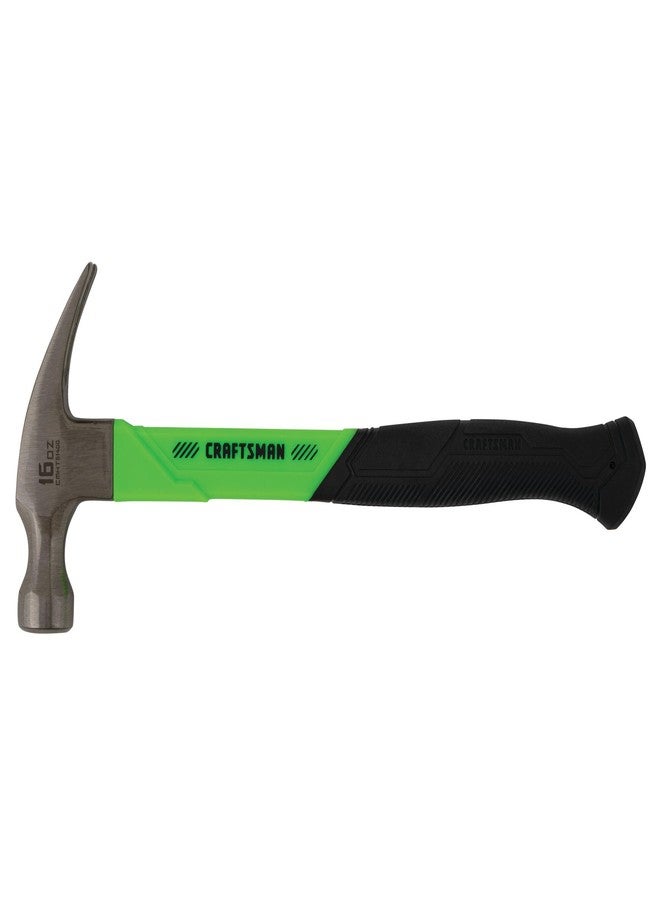 CRAFTSMAN High-Visibility General Purpose Hammer with Fiberglass Grip 16 OZ (CMHT51400) - Image 1