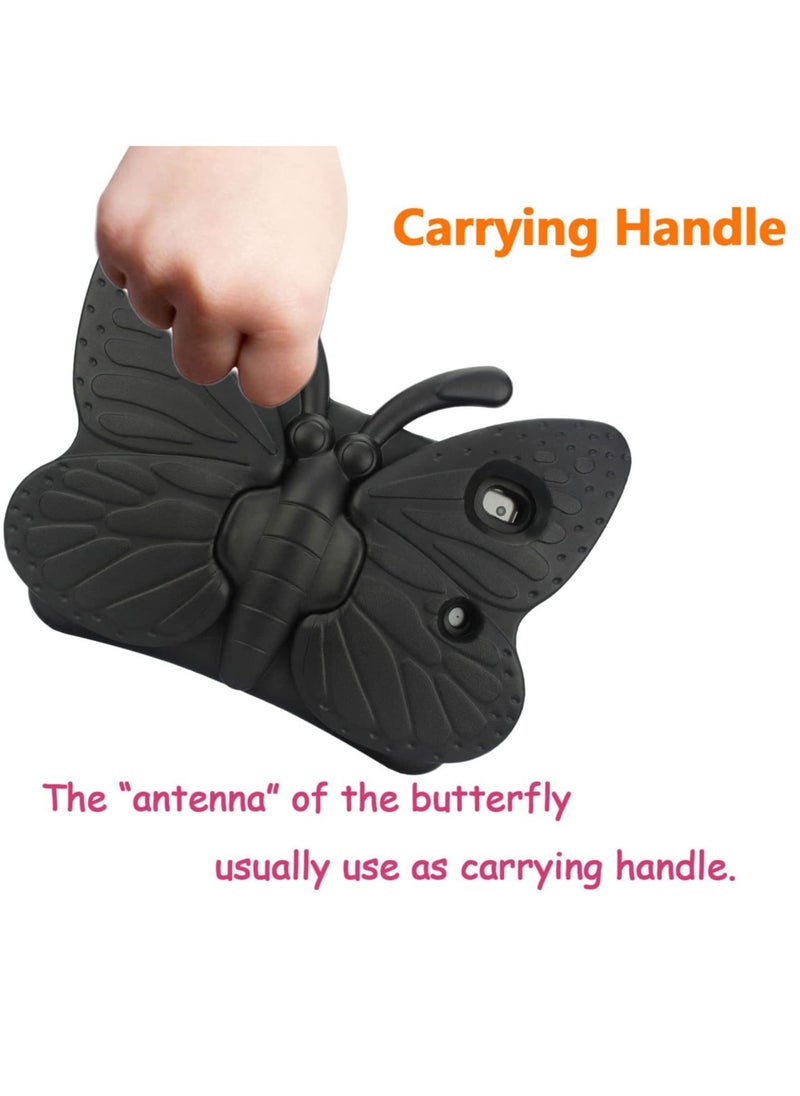 vesus iPad 10.2 Kids Case, iPad 7th Generation Case for kids, Light Weight Shockproof EVA Foam Protective Tablet Cover Handle Stand Child Friendly Case for Apple iPad 10.2 inch and Air 3 2019 - Black - Image 4