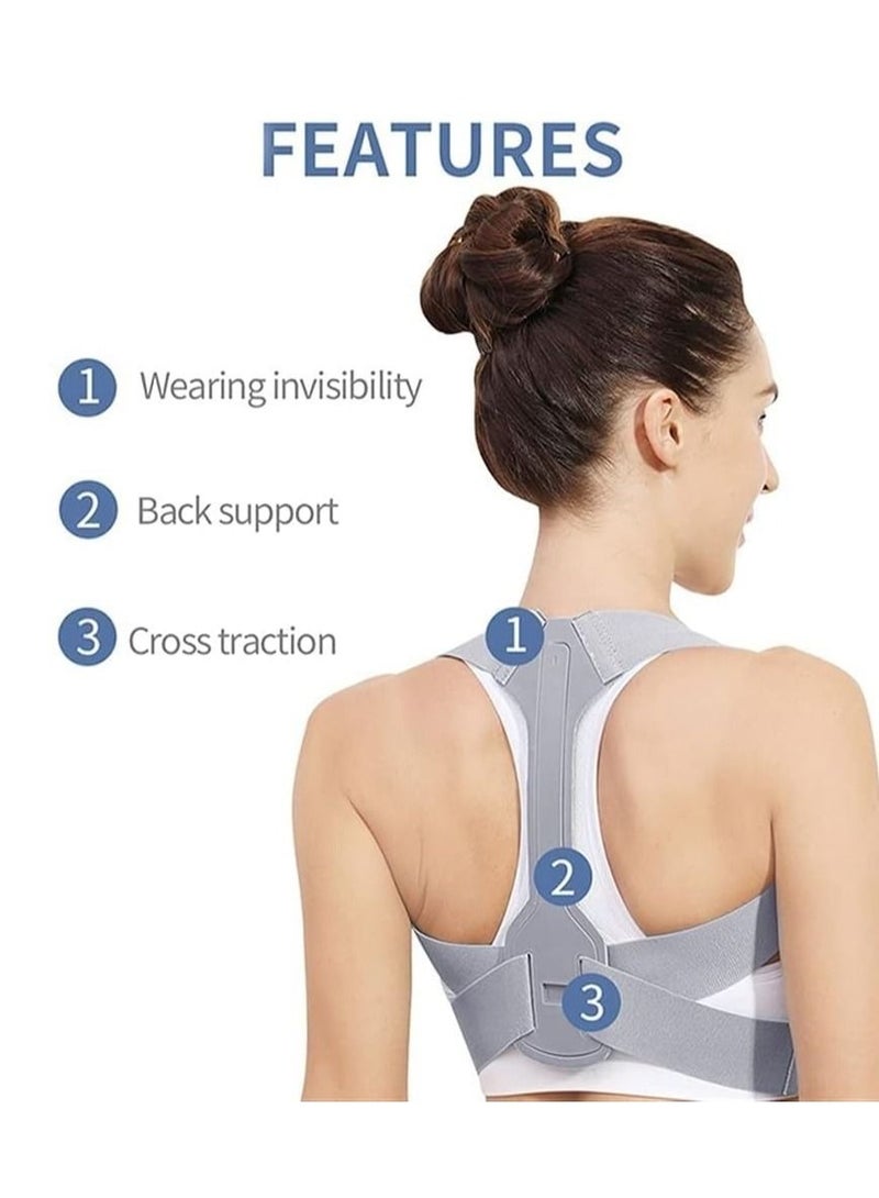 بيوينتي المؤنث الموقف مصحح قابل للتعديل مع انخفاض آلام الظهر دعم الظهر لتصحيح الموقف - Image 3