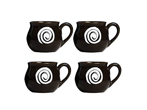 Caffeine Ceramic Handmade Tea Cup (Set of 4) - Image 1